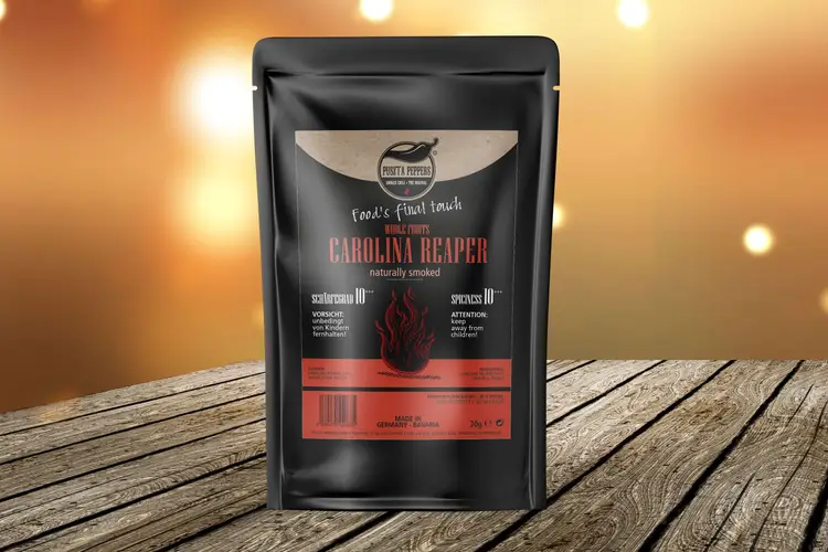 Puszta Peppers GmbH Beuteletiketten Carolina Reaper